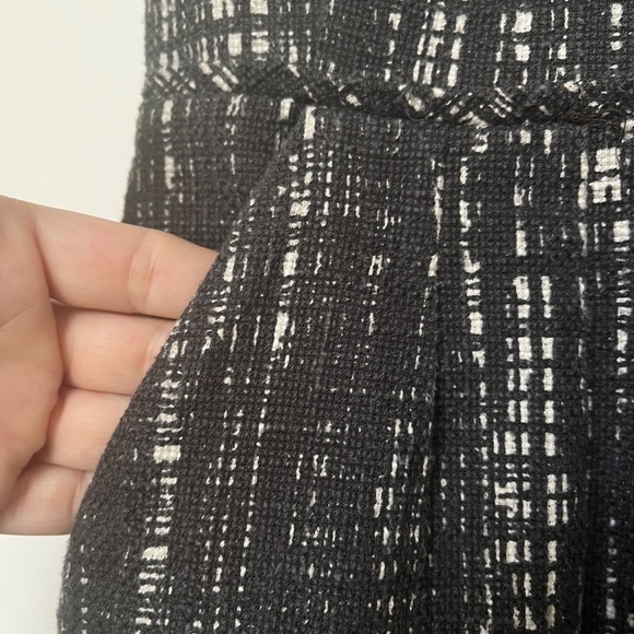 J. Crew HOLIDAY Dress Womens Sz 0/2 Grey Tweed Sheath Sleeveless Lined Zipper - Picture 5 of 14